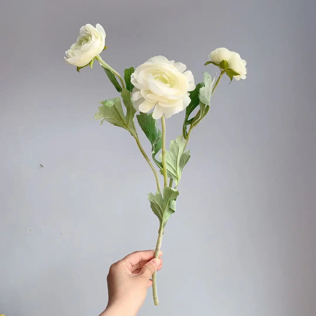 bouquet de fleurs artificielles en soie pour décoration et accessoires photo - vue 9 sur 12