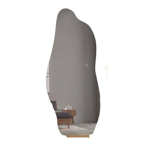 miroir lumineux décoratif style nordique irrégulier pour intérieur élégant