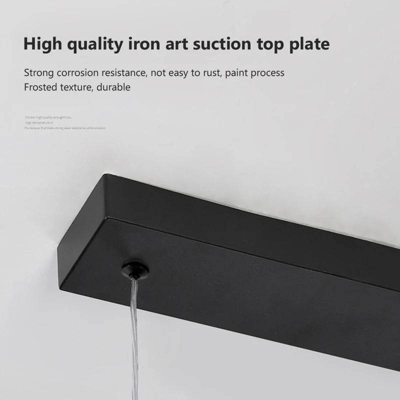 suspension moderne en led pour décoration intérieure élégante - vue 7 sur 8