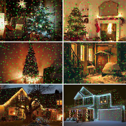 projecteur solaire lumineux pour décorations de noël extérieures - vue 5 sur 6