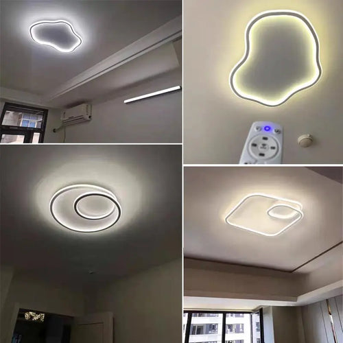 plafonnier led moderne pour éclairage intérieur décoratif