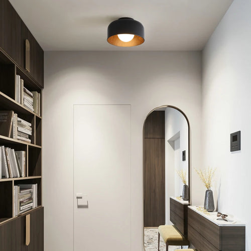 Plafonnier design abat-jour en métal pour Éclairage intérieur