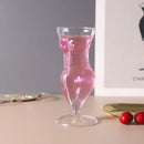 Verre à cocktail forme humaine design amusant