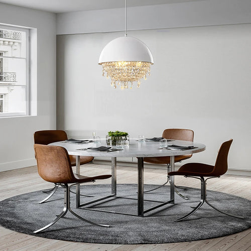 suspension créative en cristal hémisphère pour intérieur - vue 3 sur 18