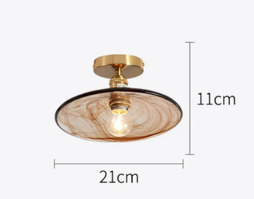 lustre en verre teinté pour un éclairage nordique élégant - vue 9 sur 10