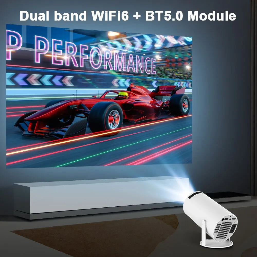 projecteur magcubic hy300 pro 4k android 11 wifi6 260ansi bt5.0 home cinéma extérieur - vue 4 sur 8