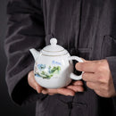 Théière porcelaine style yixing pour thé pu er