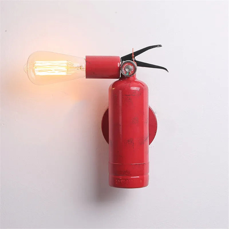 Rétro applique murale LED lampe extincteur forme gaz pour Restaurant Bar éclairage couloir allée thé maison loisirs décoration luminaires