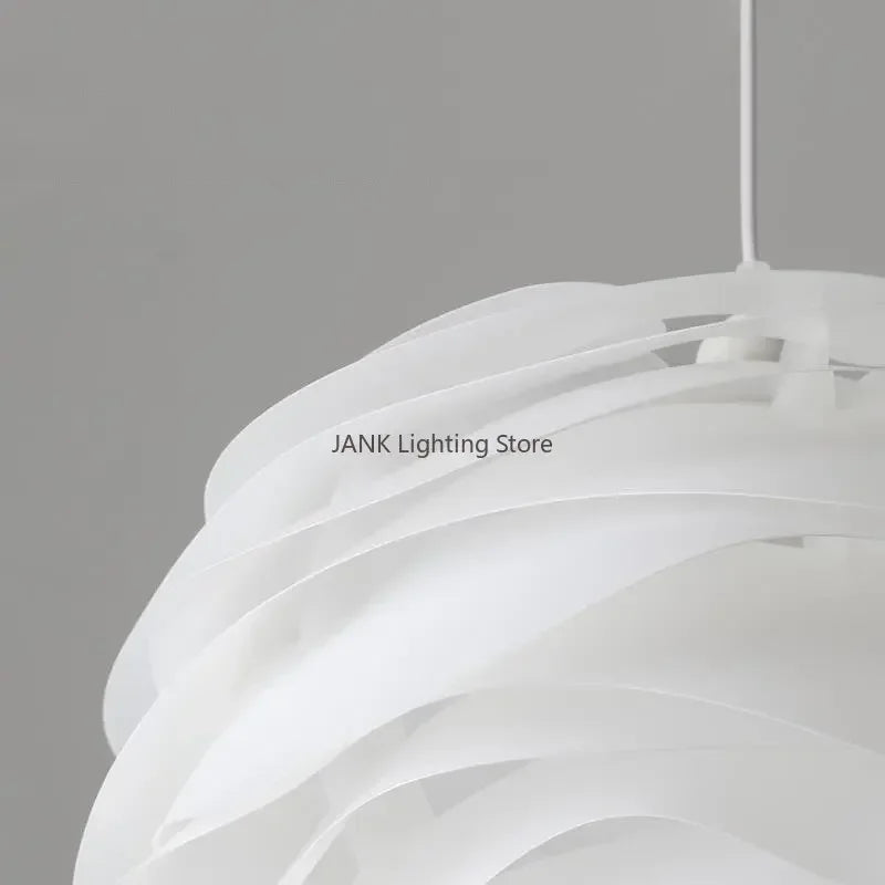 lustre romantique en acrylique design danois décoratif pour intérieur - vue 6 sur 8