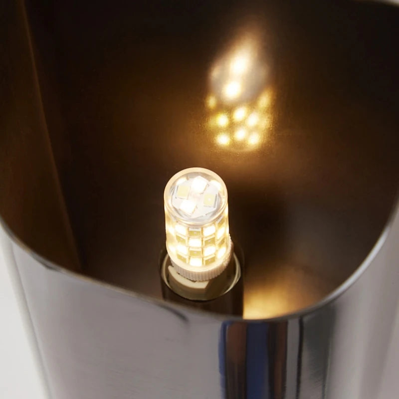 Applique murale led en laiton design moderne et minimaliste - vue 5 sur 10
