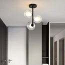Lustre verre plafonnier maison salle suspension luminaires bar
