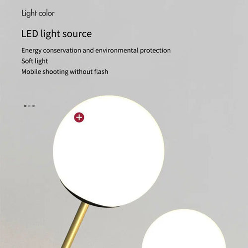 Boule de verre nordique LED plafonnier lampes pour allée couloir balcon couloir chambre horloge décoration de la maison éclairage intérieur - vue 7 sur 10