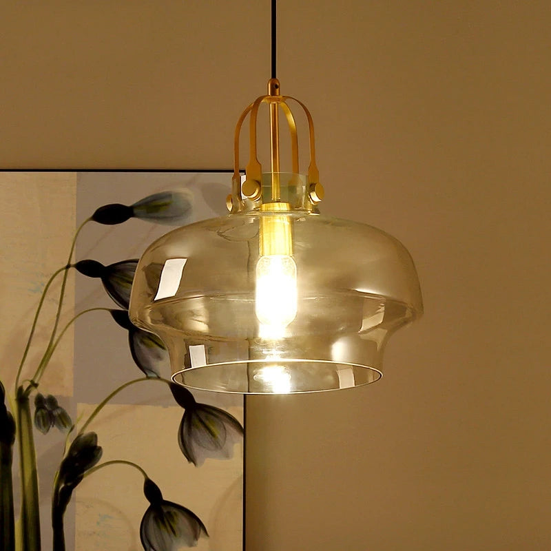 suspension en verre nordique pour décoration moderne de votre intérieur - vue 3 sur 9
