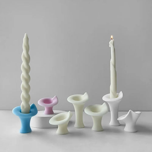 moule en silicone pour chandelier d'aromathérapie décoratif à faire soi-même