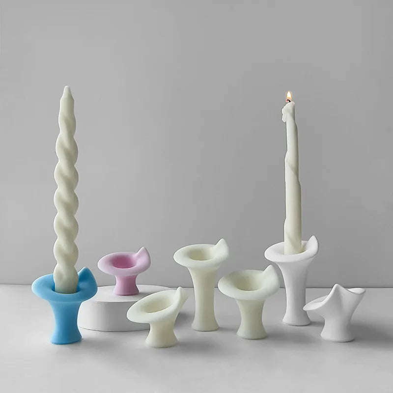 moule en silicone pour chandelier d'aromathérapie décoratif à faire soi-même - vue 4 sur 9