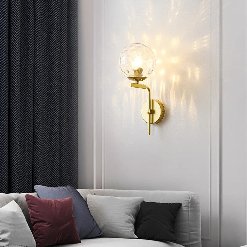Applique murale led moderne en verre pour lecture - vue 5 sur 10