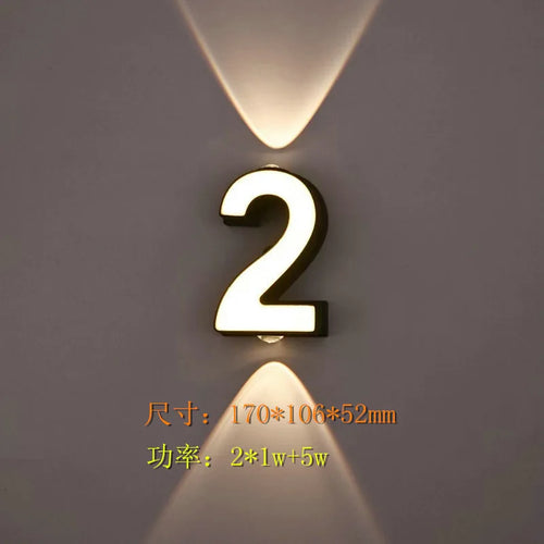 lampe numérique extérieure étanche led projection paysage signature moderne - vue 13 sur 15