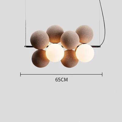 lustre créatif en velours pour un éclairage haut de gamme - vue 11 sur 12
