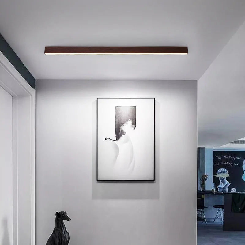 plafonnier led aluminium nordique grain allée - vue 6 sur 13