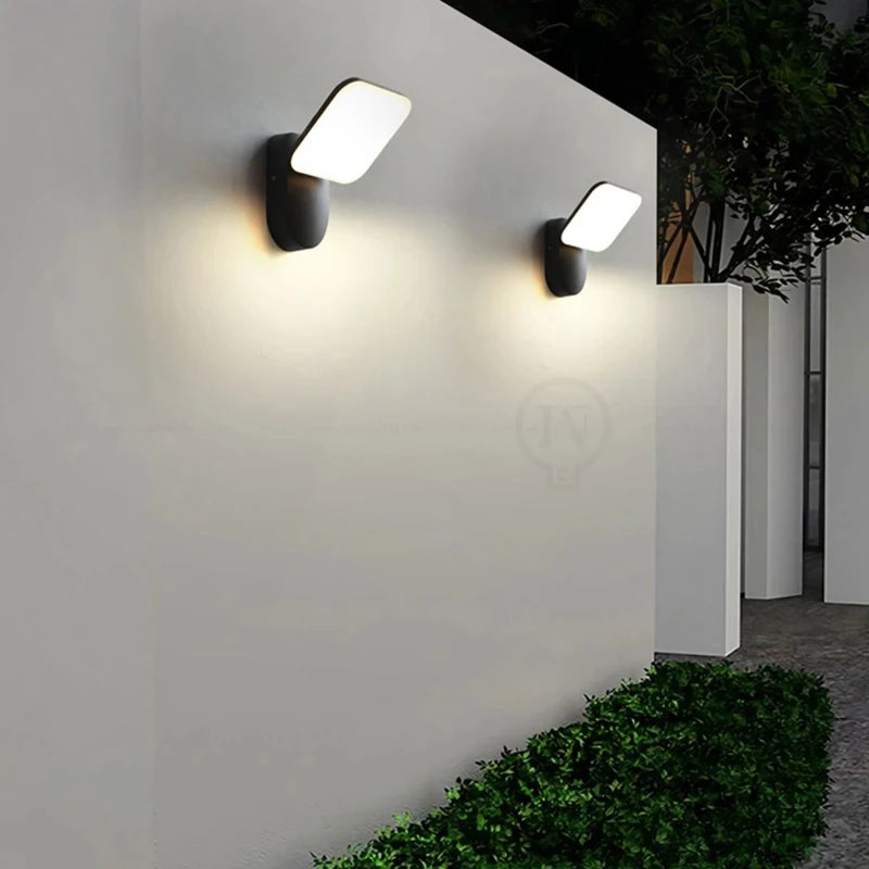 LED Applique Murale À Induction Extérieure IP65 Éclairage Étanche Villa Cour Jardin Décoration Porche Lampe Applique Murale Lampara Pared - vue 6 sur 14