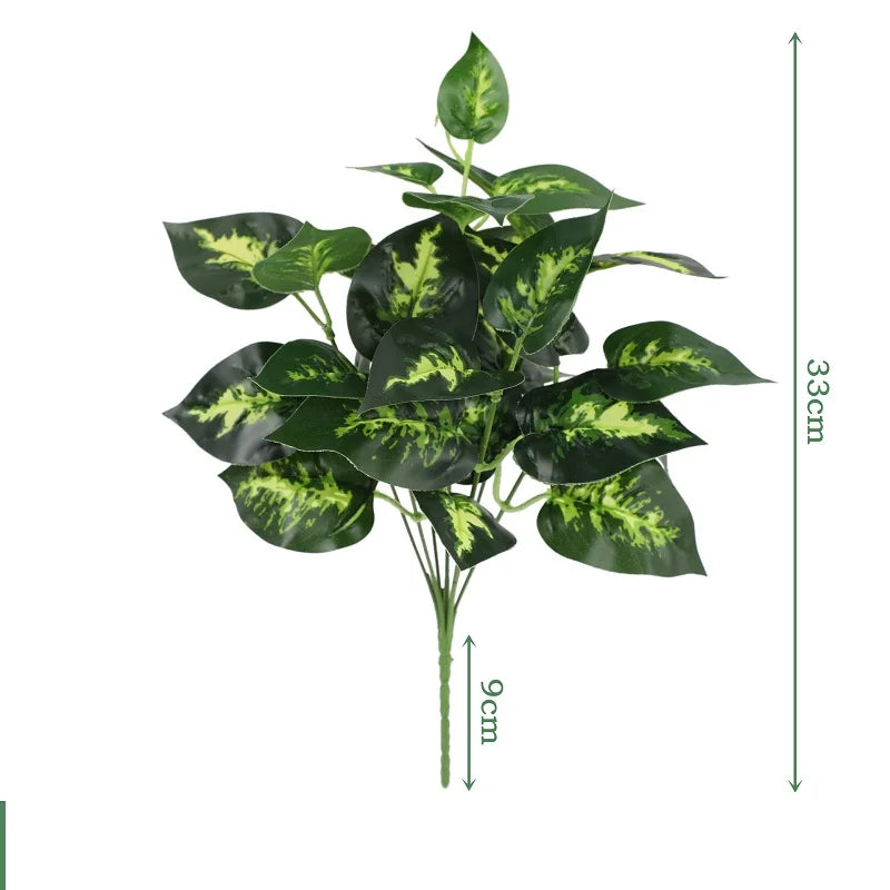 feuilles de bambou artificielles en soie pour décoration élégante - vue 28 sur 32