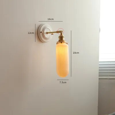 applique murale led iwhd nordique japonaise - vue 13 sur 23