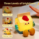 veilleuse led citrouille mignonne en silicone rechargeable usb