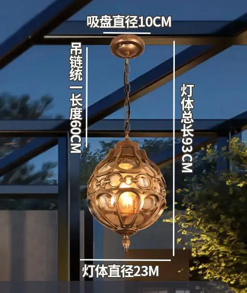 suspension industrielle en verre pour décoration intérieure et extérieure - vue 11 sur 10