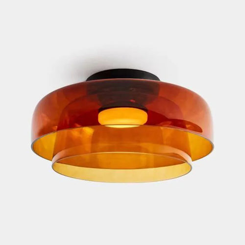 plafonnier led design nordique simple bol en verre luminaire décoratif d'intérieur - vue 2 sur 21