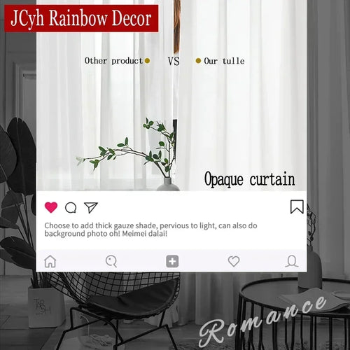 Voilage froissé moderne léger pour salon chambre fenêtre - vue 6 sur 9