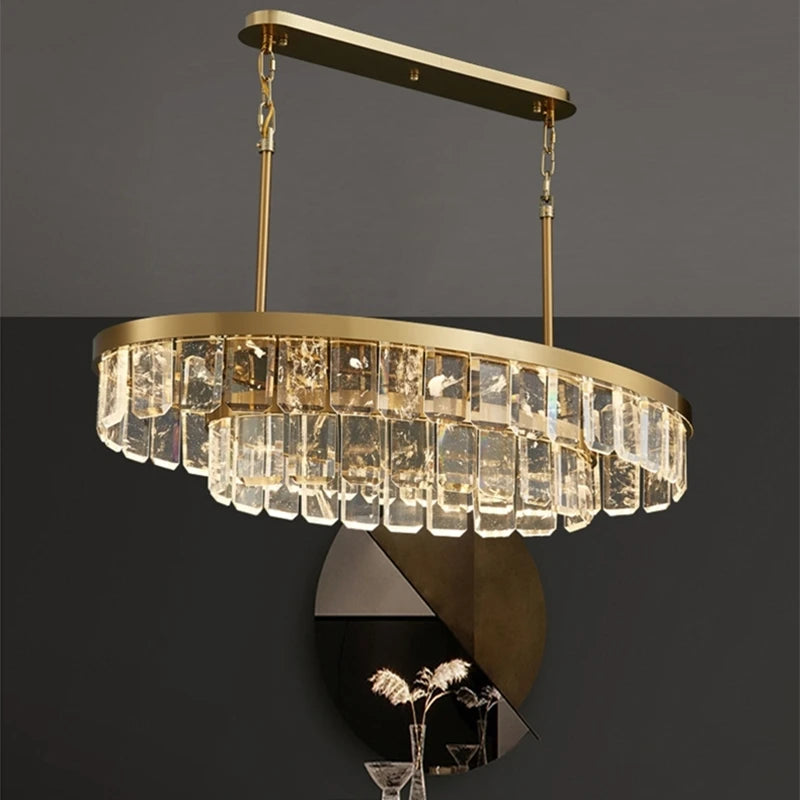 lustre en cristal multicouche nuage et brume pour hôtel avec corps en acier - vue 5 sur 15