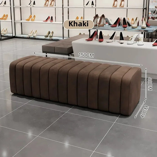 banc à chaussures design moderne avec repose pieds doux et confortable - vue 17 sur 26