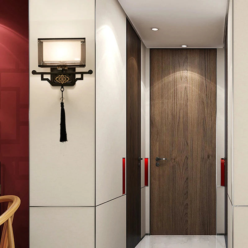 applique murale en tissu style chinois pour intérieur moderne - vue 5 sur 11