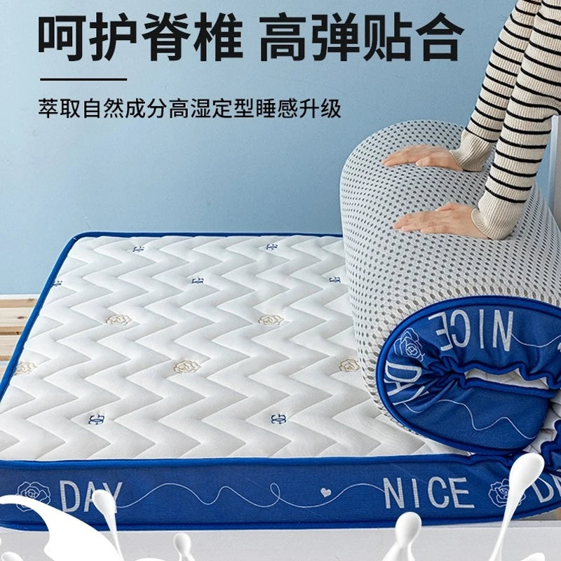matelas en mousse à mémoire de forme pliable épais et chaud - vue 4 sur 9