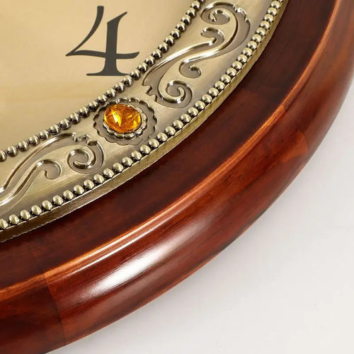 horloge murale silencieuse rétro design 3d pour décoration moderne