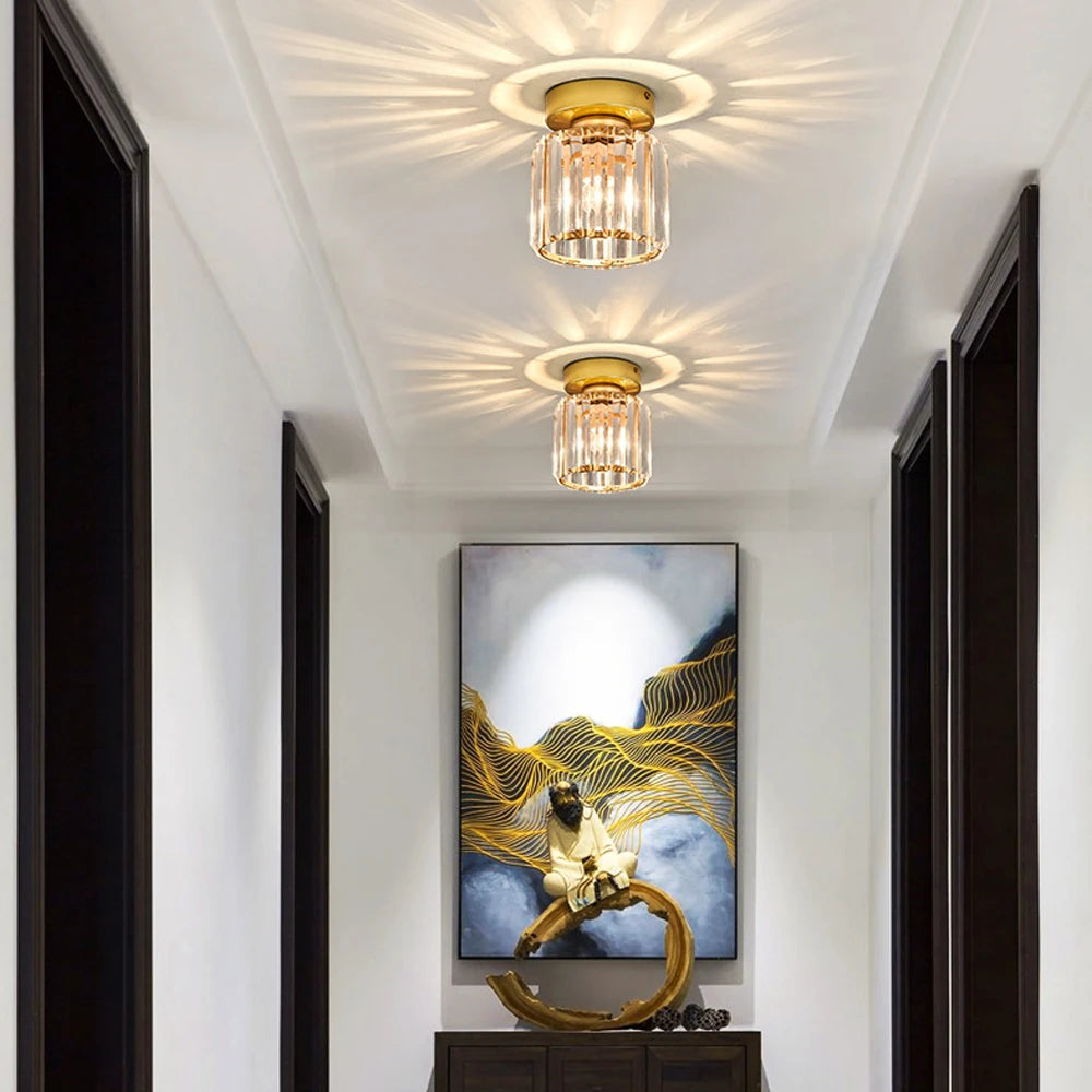 Suspension cristal design moderne intérieur salon salle manger chambre bar café - vue 6 sur 10