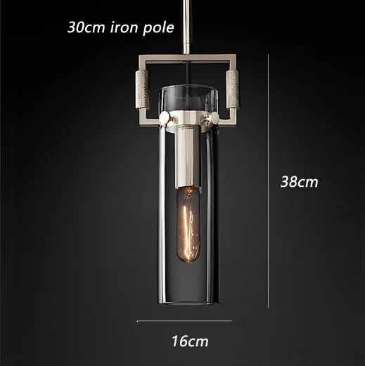 suspension industrielle en verre pour décoration intérieure - vue 10 sur 15
