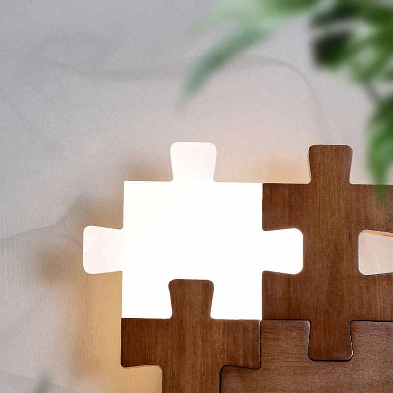 Applique murale LED en bois au design nordique - vue 4 sur 8