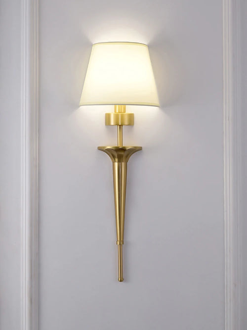 applique murale classique en cuivre led pour décoration maison - vue 3 sur 7