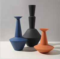 vase en céramique nordique décoration artisanale pour intérieur
