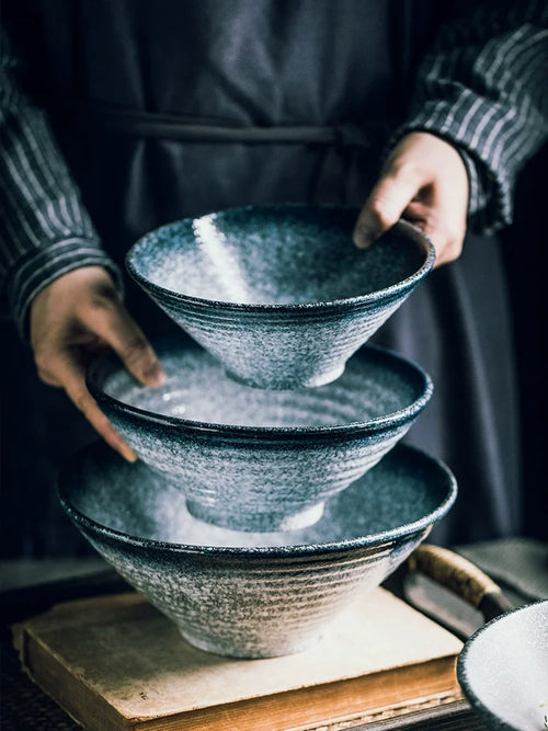 Bol ramen ceramique style japonais motif traditionnel cuisine