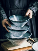 Bol ramen céramique style japonais motif artisanal