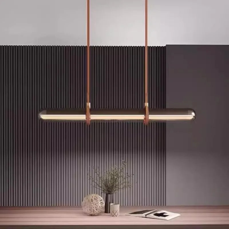 lustre en verre pour éclairage intérieur moderne et élégant