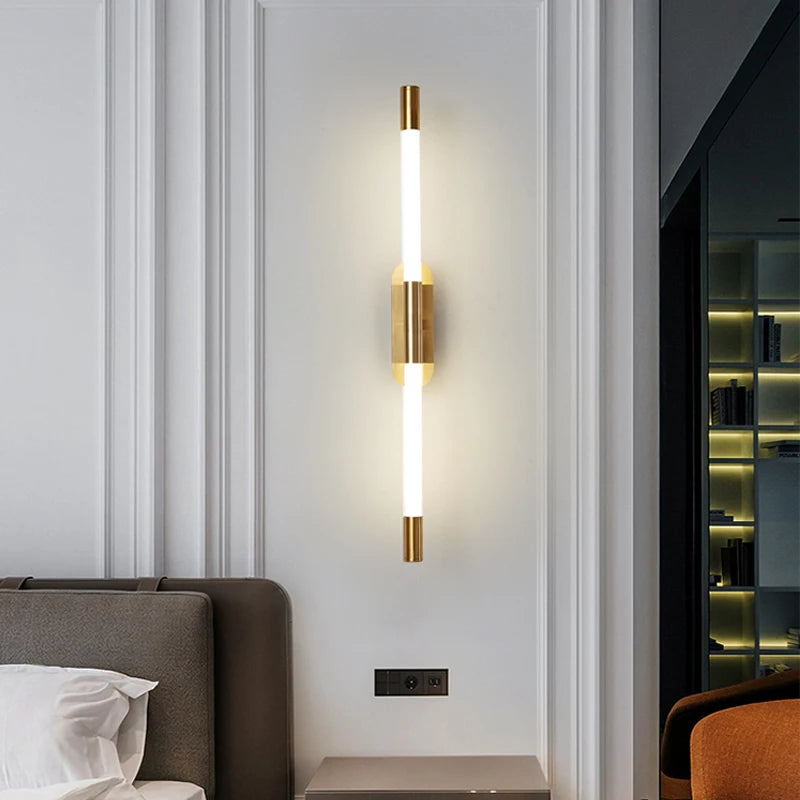 applique murale modernes à double tête minimalistes et créatives led - vue 5 sur 8