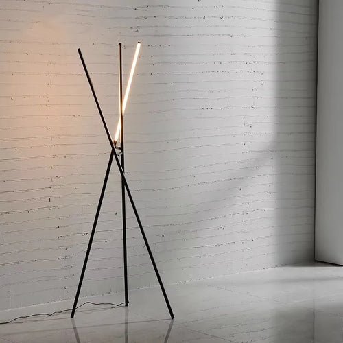 Minimalisme moderne lampadaire LED salon canapé côté créativité atmosphère lampadaires chambre interrupteur au pied luminaires