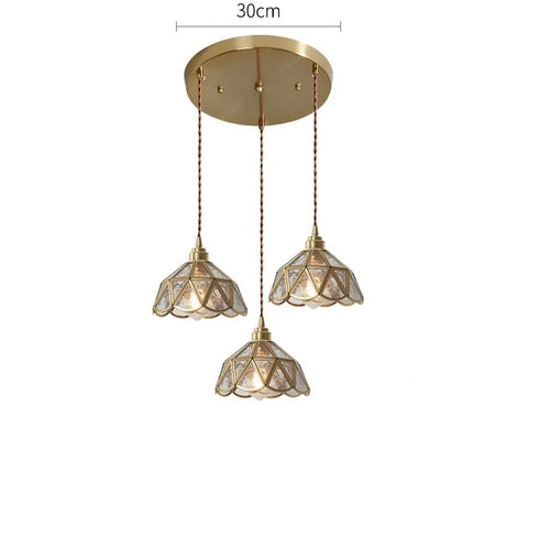 Suspension Nordique LED en Verre et corps doré - vue 13 sur 20