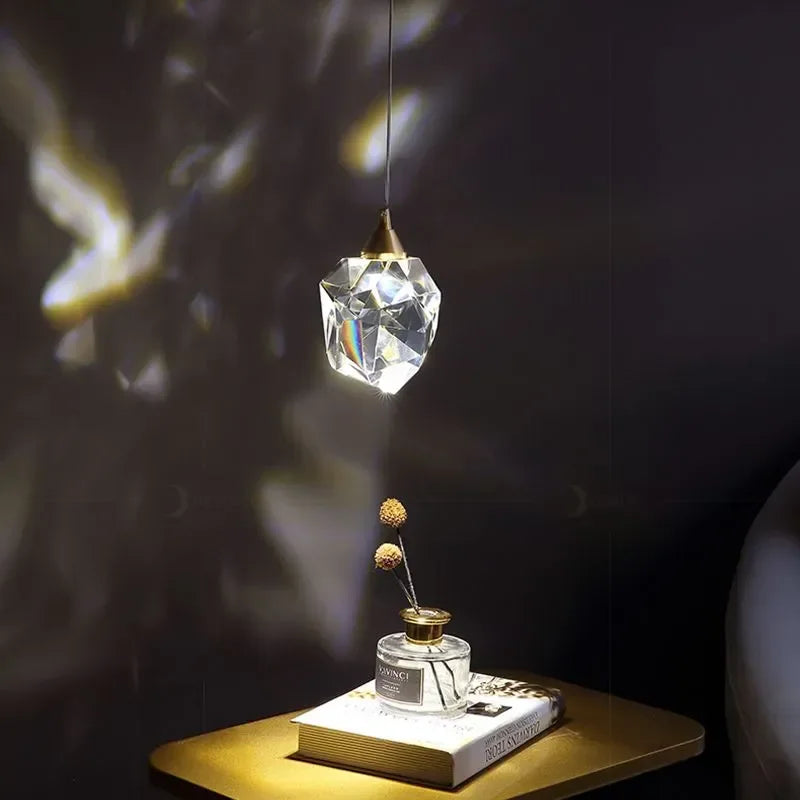 Suspension De Luxe En Cristal à LED design - vue 5 sur 13