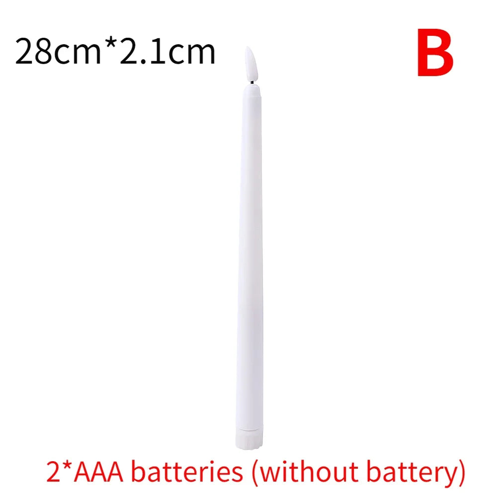 lot de bougies led scintillantes sans flamme pour décoration de noël - vue 14 sur 15