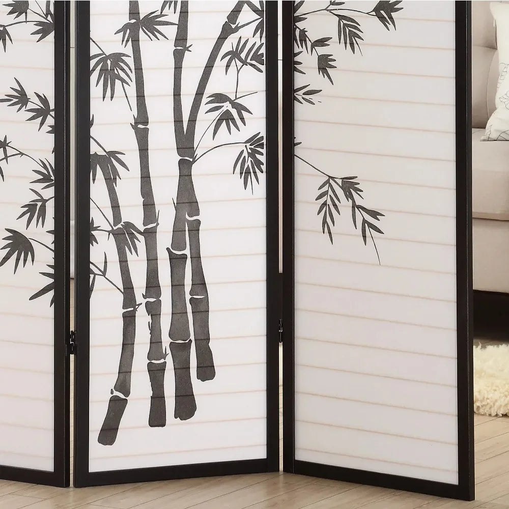 paravent oriental en trois panneaux pour décoration intérieure - vue 6 sur 6