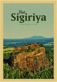 affiche vintage de voyage pour passionnés de tourisme